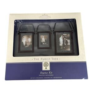 NWT Vintage Hallmark Keepsake The Family Tree Starter Kit Mini Photo Holders